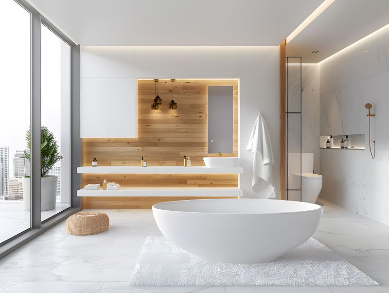 Luxurious Bathtub Area